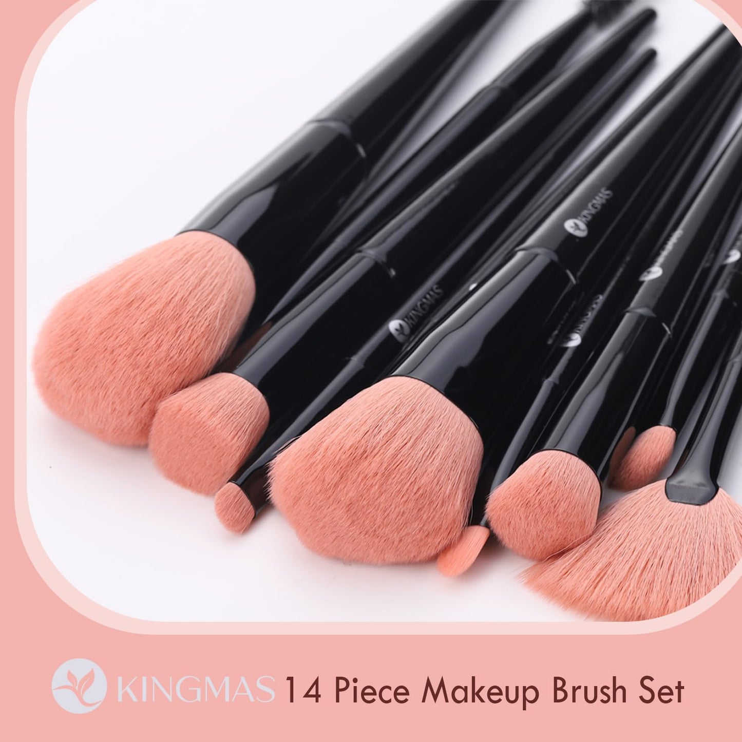 Premium 10-Piece Makeup Brush Set - Vegan & Cruelty-Free Ultra-Soft Face and Eye Brushes