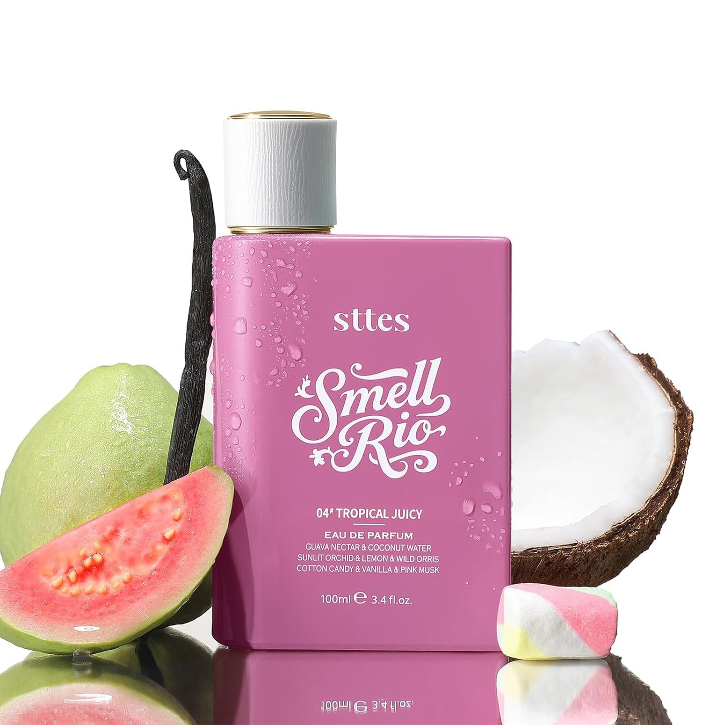 Rio Perfume 606 - Long-Lasting Hair Perfume for Women | Strawberry, Candy, Vanilla & Marshmallow Scent - 100ml (3.4 fl oz)