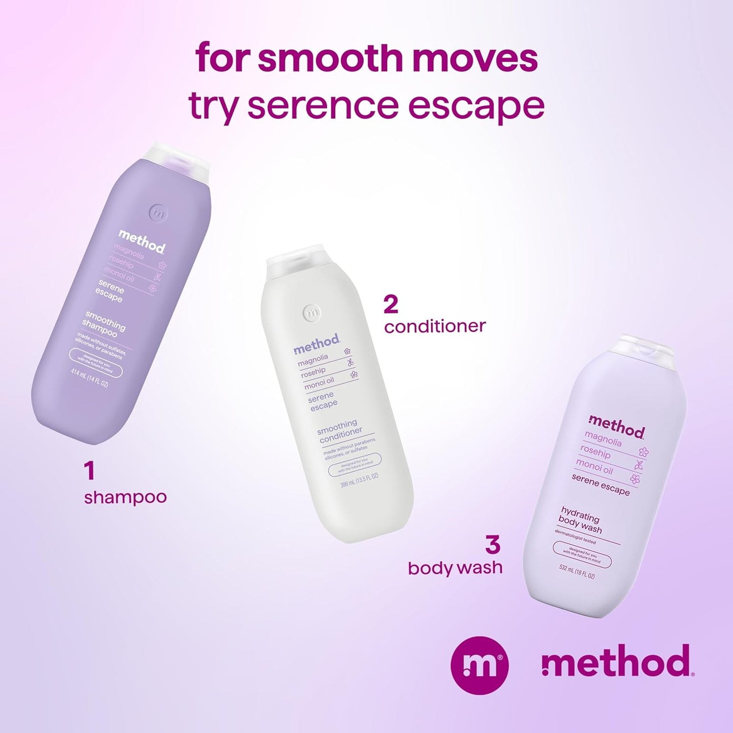 Smoothing Conditioner for Curly Hair - Nourishing & Softening | Sulfate-Free, 13.5 oz