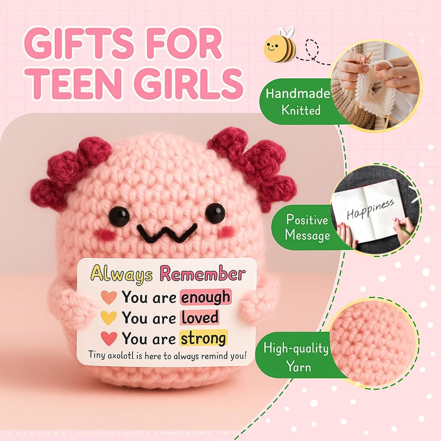 Trendy Gifts for Teen Girls - Unique Graduation & Birthday Basket | Perfect for Sweet 16, 18, 21 (Pink)