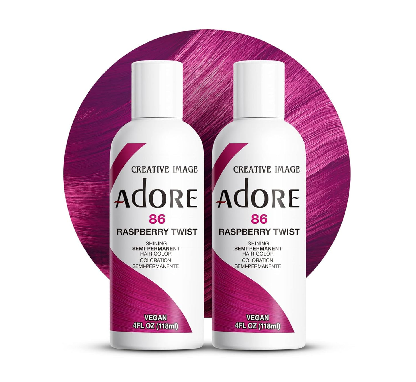 Adore Semi Permanent Hair Color - Mystic Grey | Vegan, Ammonia-Free Hair Dye | 4 Fl Oz
