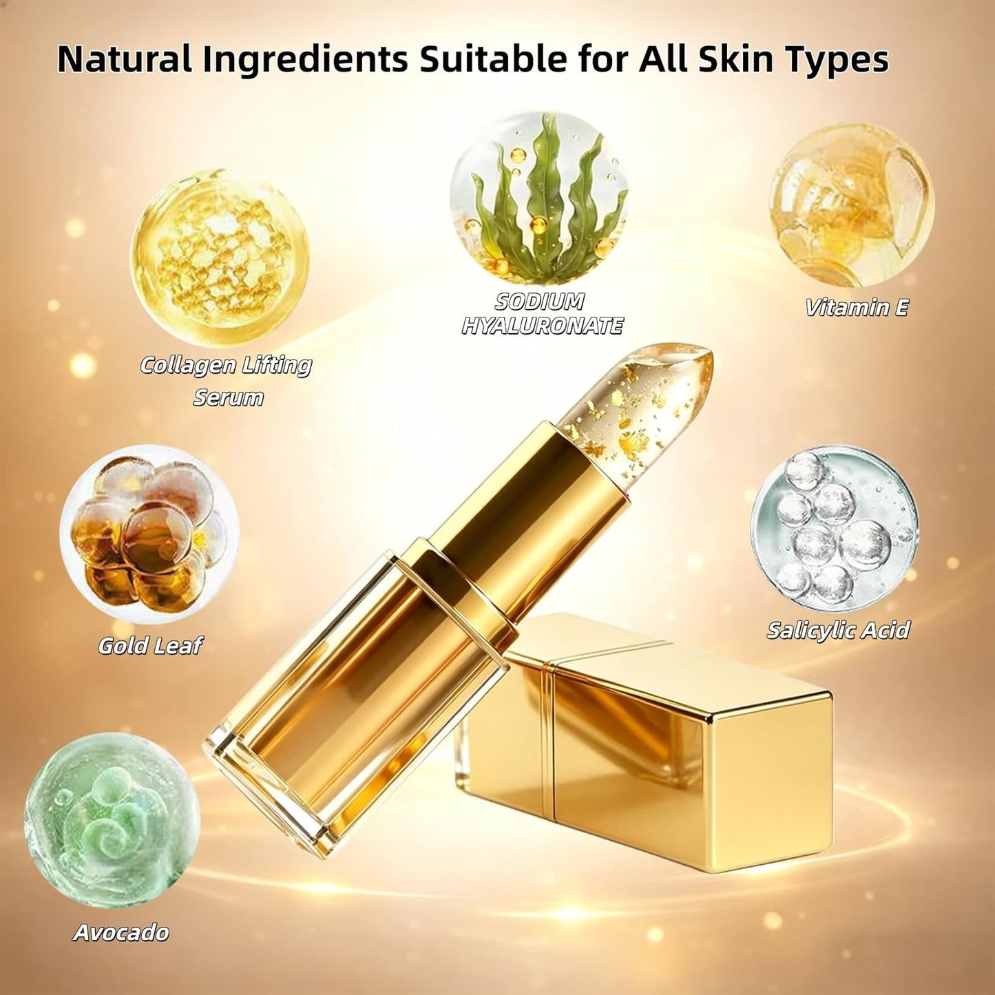 True Tone Lipstick for Women - Color-Changing, Long-Lasting Moisturizing Formula | 24-Hour Hydration