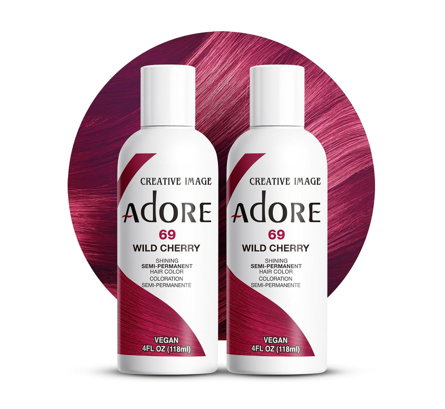 Adore Semi Permanent Hair Color - Mystic Grey | Vegan, Ammonia-Free Hair Dye | 4 Fl Oz
