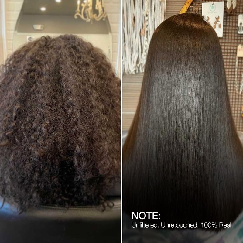 Keratin Hair Treatment - Frizz Control Smoothing Cream for Curly & Damaged Hair | 3.4 Ounce