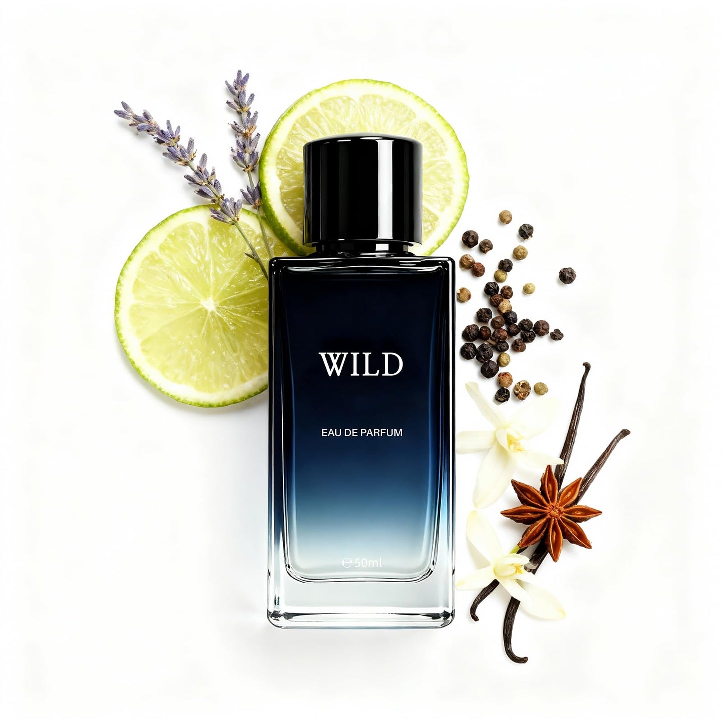 MAJESTY'S SECRET PHEROMAX Wild Eau de Parfum Cologne for Men, 50ml Oriental Fougere Cologne with Bergamot, Lavender & Spices – Long-Lasting Masculine & Unisex Fragrance, Ideal for Daily Wear & Gifts