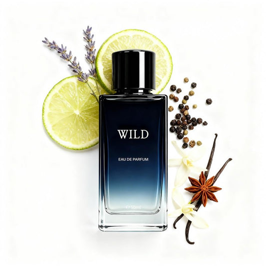 MAJESTY'S SECRET PHEROMAX Wild Eau de Parfum Cologne for Men, 50ml Oriental Fougere Cologne with Bergamot, Lavender & Spices – Long-Lasting Masculine & Unisex Fragrance, Ideal for Daily Wear & Gifts