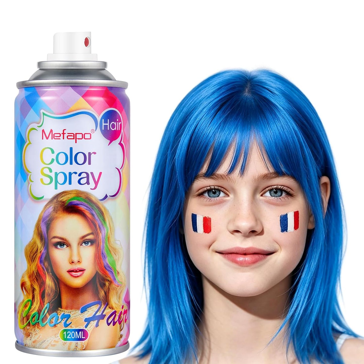 Pink Temporary Hair Color Spray - Washable Hair Dye for Kids & Adults | 4.06oz for Parties & Cosplay