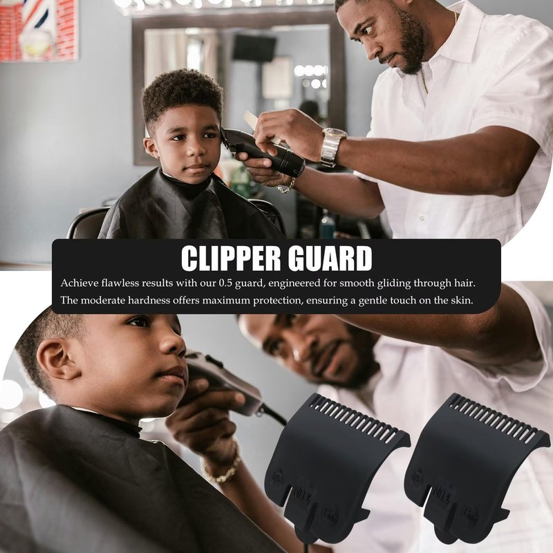 New Clipper Guard Set for Wahl, 6#3137-101 Black Combs (1.5mm), for Peanut Clippers and for Wahl Models