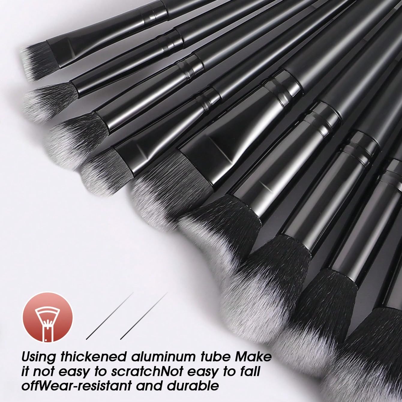KUORYZAL Black Makeup Brushes Set Professional 70Pcs with Case Premium Synthetic for Foundation Concealer Blush Eyeshadow Powder Contour Makeup Brush Kit Face Eye Make up Brushes & Tools
