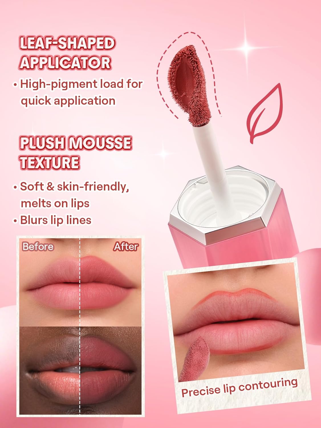 Air Plush Lip & Cheek Cream - Long-Lasting Multi-Use Blush & Lip Stain | 025 High Winds