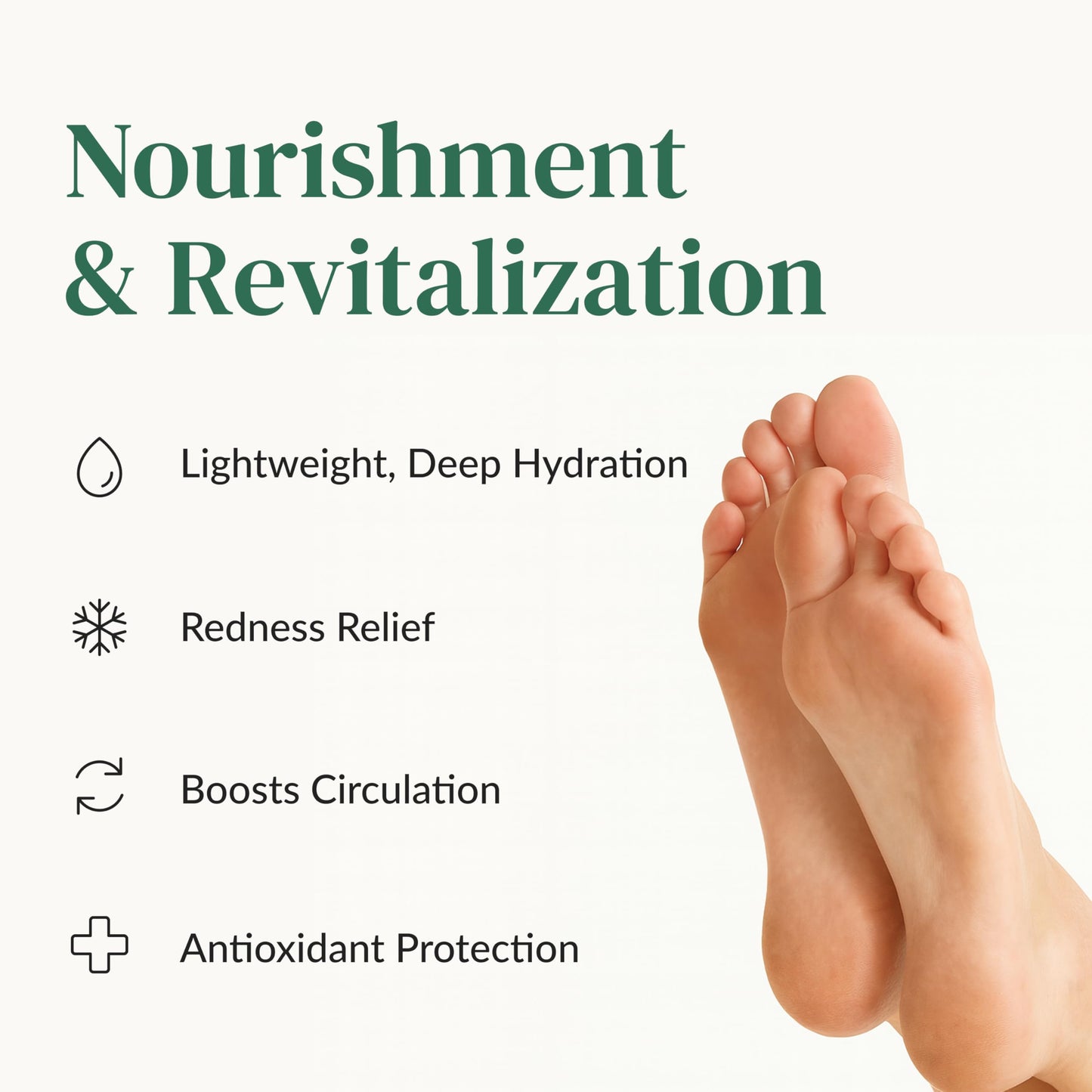 Epielle Nourishing Foot Mask 6 Pairs, Repair and Soften with Hemp & Rosemary Extract, Deep Moisturizing Socks for Dry, Cracked Feet, Self Care Gifts for Women, Spa Kit