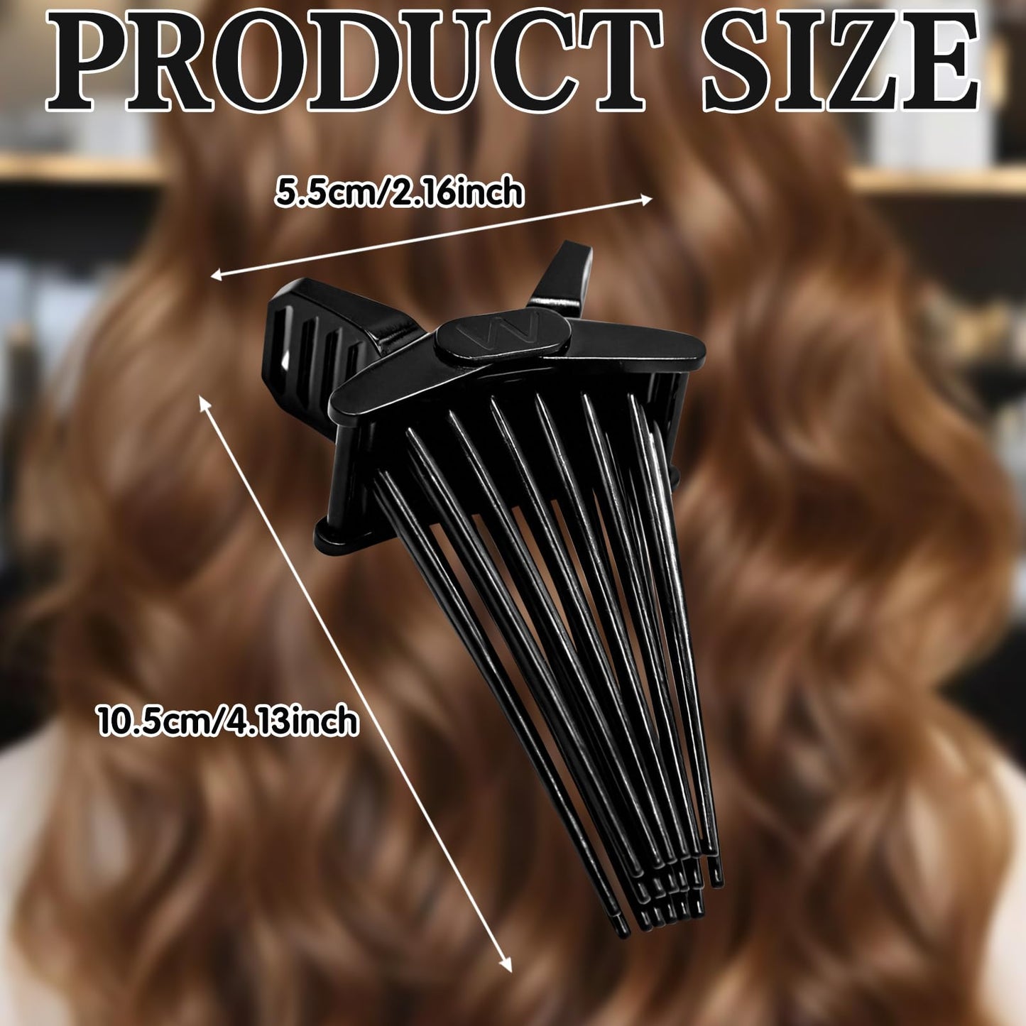 Hair Volume Pincher for Instant Root Lift, 13-Pin Hair Volume Clip for Men & Women, Portable Lifting Combs for High Crown, Easy-Use Tool for Daily Styling