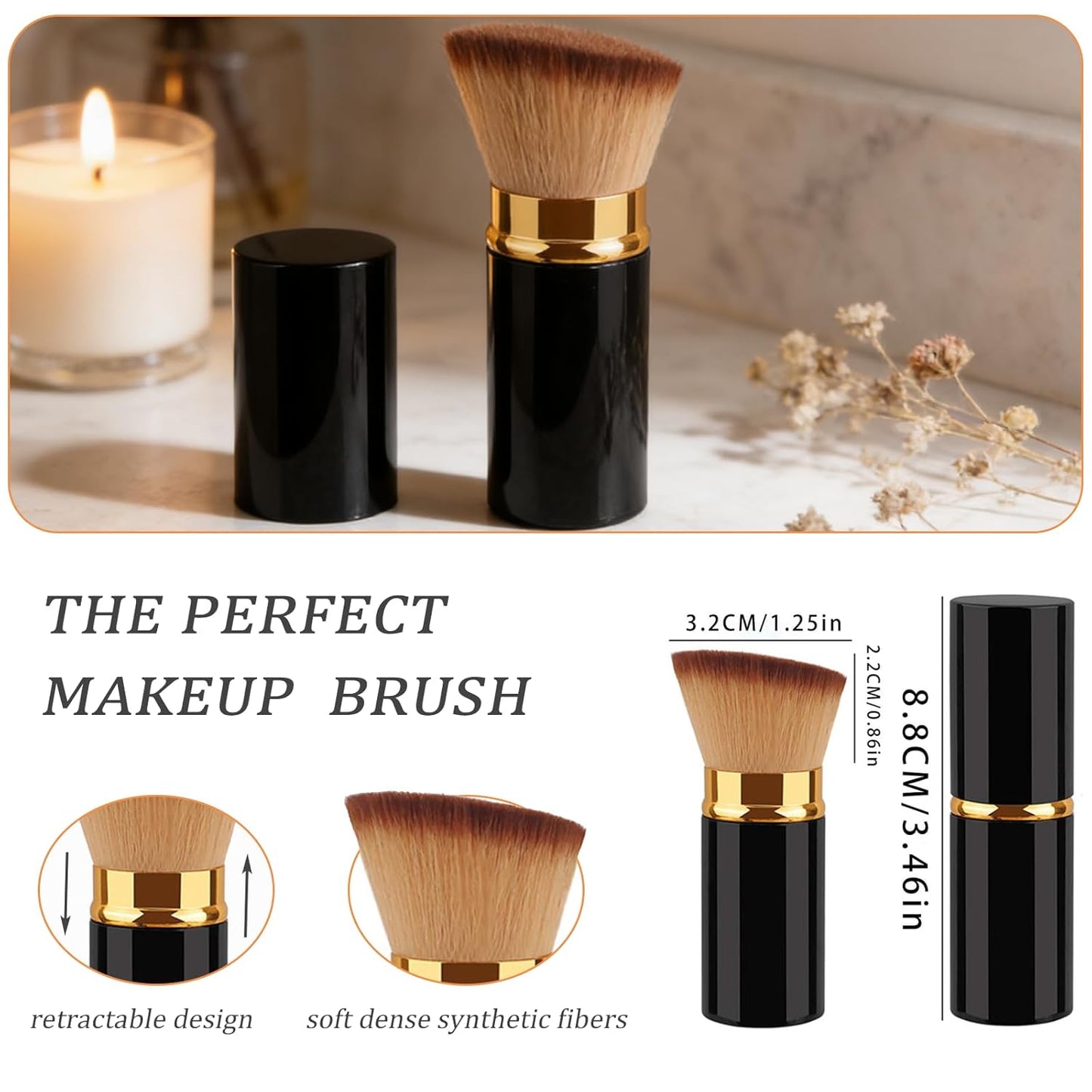 K'APEINE Baked Makeup Kit - 9-Color Shimmer Eyeshadow & Bronzer Palette | Long-Lasting Travel Makeup Set
