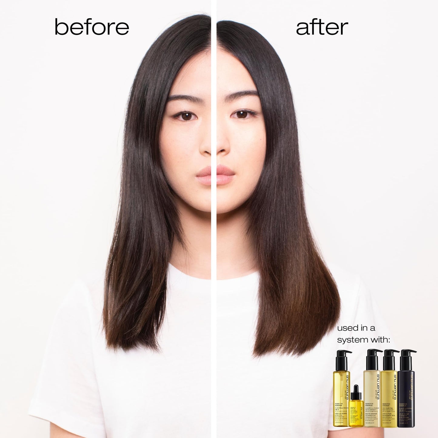 shu uemura art of hair Essence Absolue Nourishing Protective Hair Oil - Lightweight Multi-Benefit Leave In Treatment, Hydrates, Adds Shine, and Reduces Frizz with Heat Protection, 5 Fl Oz