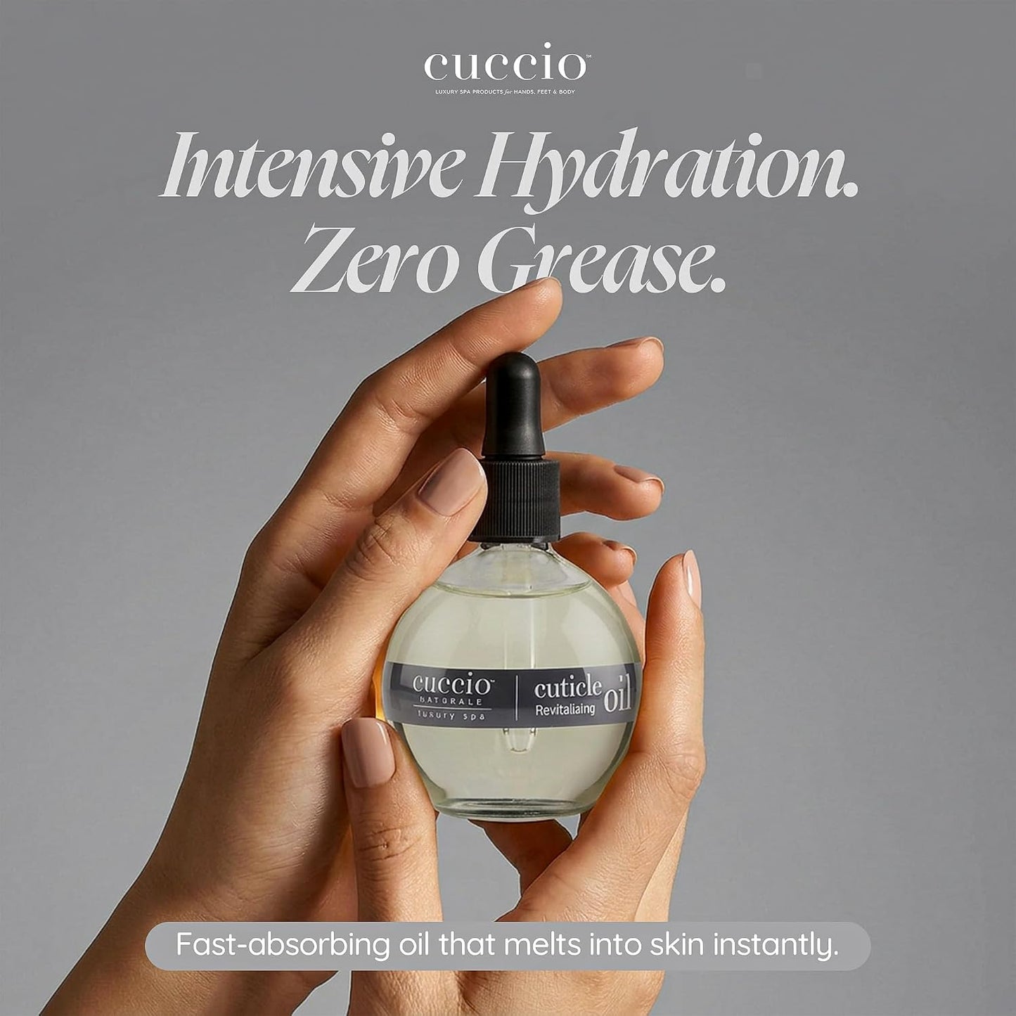 Cuccio Naturale Revitalizing Cuticle Oil - Lightweight Hydrating Nail & Cuticle Conditioner | 2.30 Fl Oz