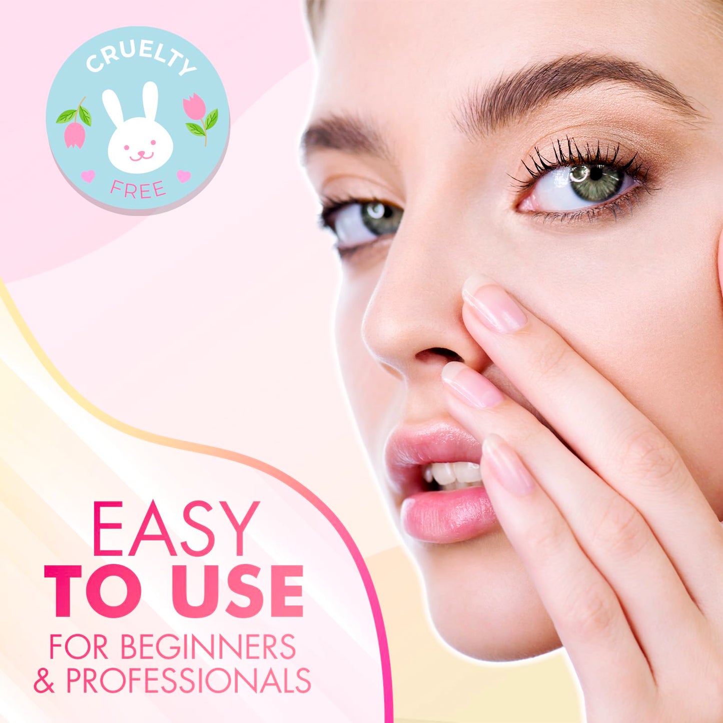 Lash Lift Kit & Eyebrow Lamination Kit, 2-in-1 Solution, At-Home Brow Lamination, Beginner/Professional, Eyelash Lift, Lasts 6-8 Weeks, 15 Applications, DIY Brow & Lash Perm - BLK3