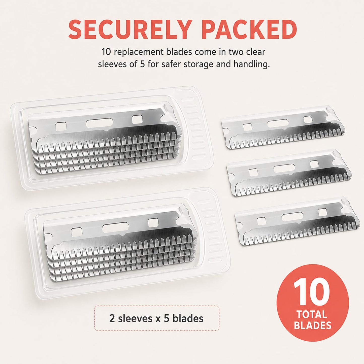 10Pack Compatible with Zomchi Razor Blades,Replacement Blade Refills Compatible with ZOMCHI Eyebrow Razor.