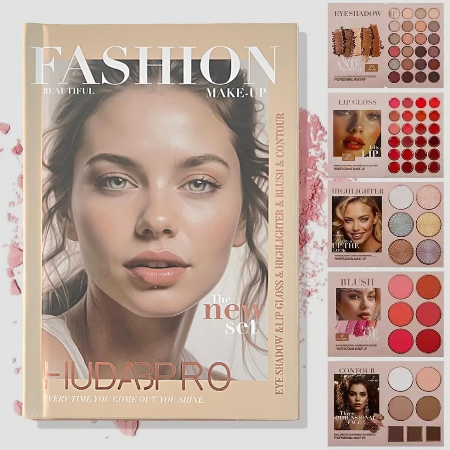 K'APEINE 67 Colors Makeup Palette - 5-in-1 Face, Eyes & Lips | Highly Pigmented Contour, Blush & Eyeshadow Kit for Women