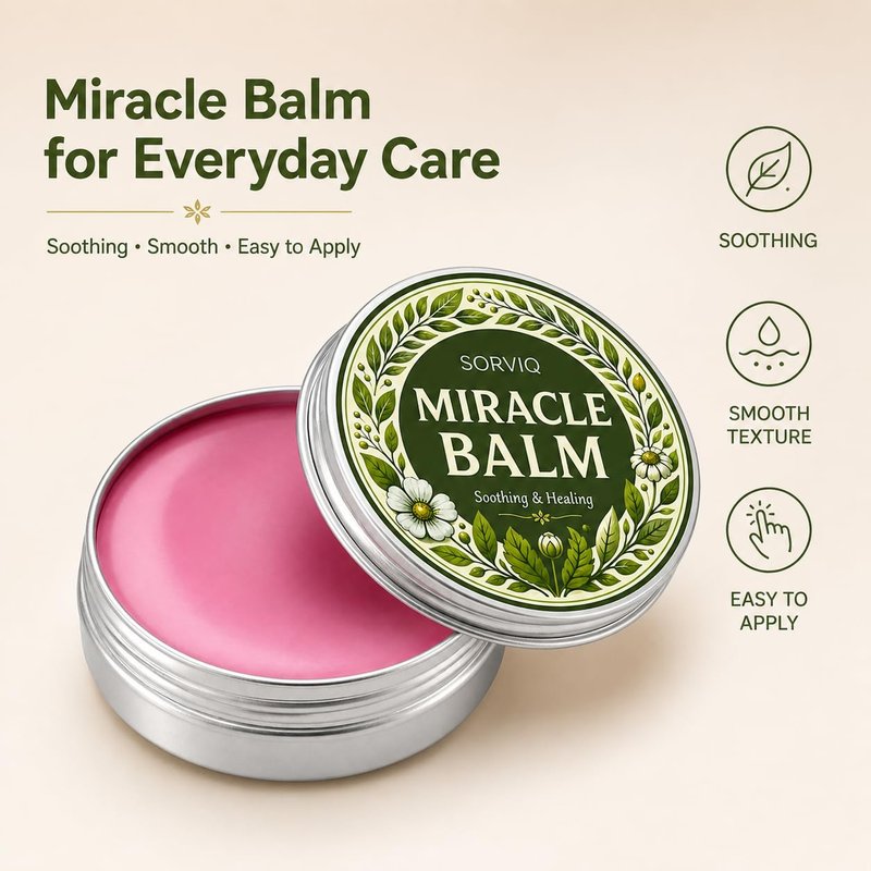 Miracle Balm - Multi-Use Moisturizing Balm for Dry Skin Relief | 2 oz