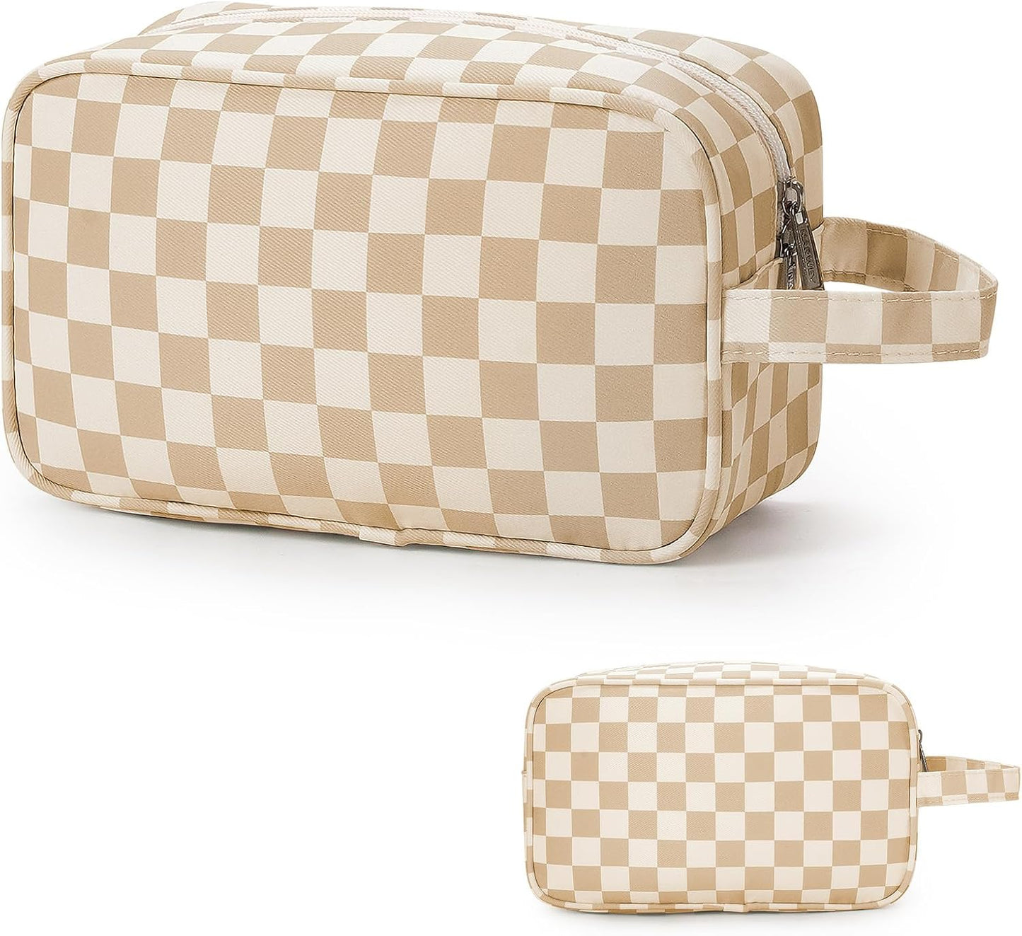 Travel Toiletry Bag for Women - Mint Green Dopp Kit Organizer for Cosmetics & Toiletries