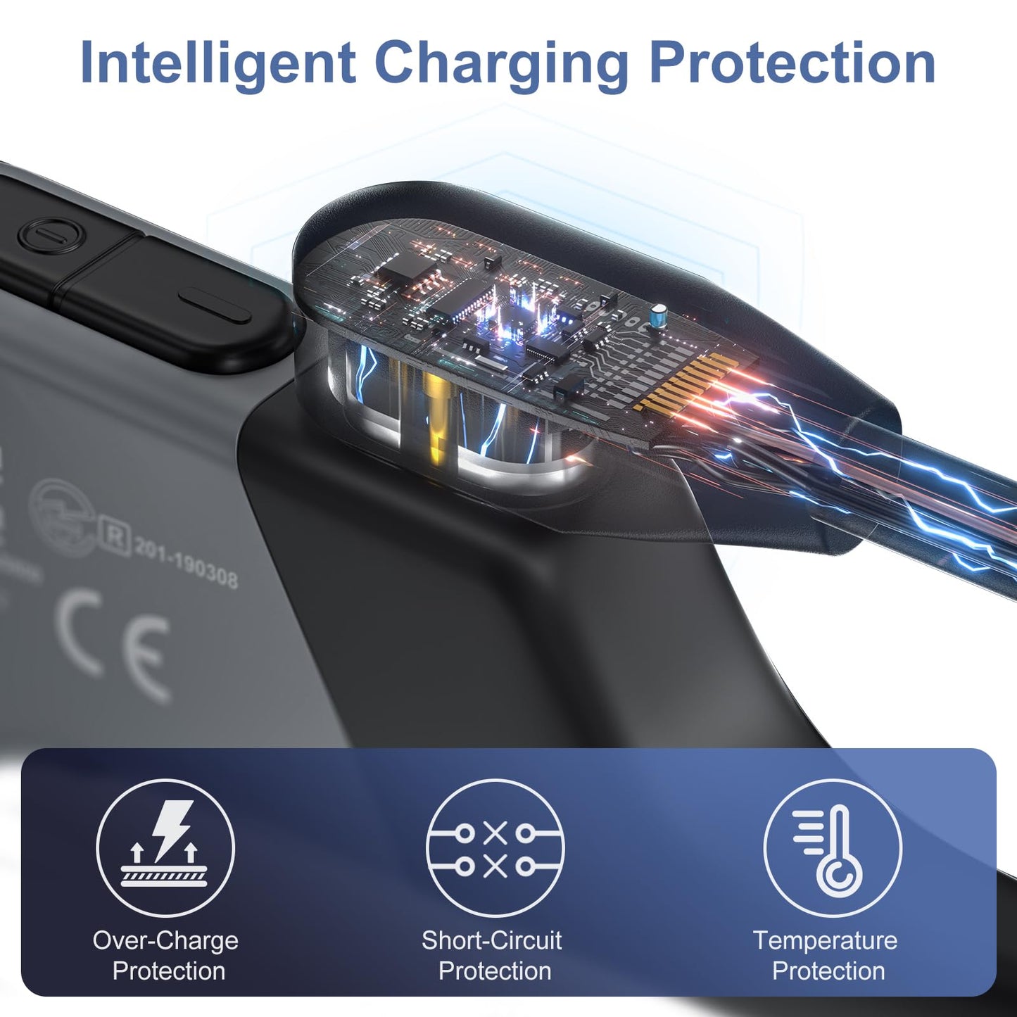 (2Pack) 4Pin Magnetic Charging Cable for OpenSwim Pro, USB C Charging Cable Compatible with Shokz S710 Bone Conduction Headphones, Shokz Charging Cable Support Transferring Files and quick charge 1m