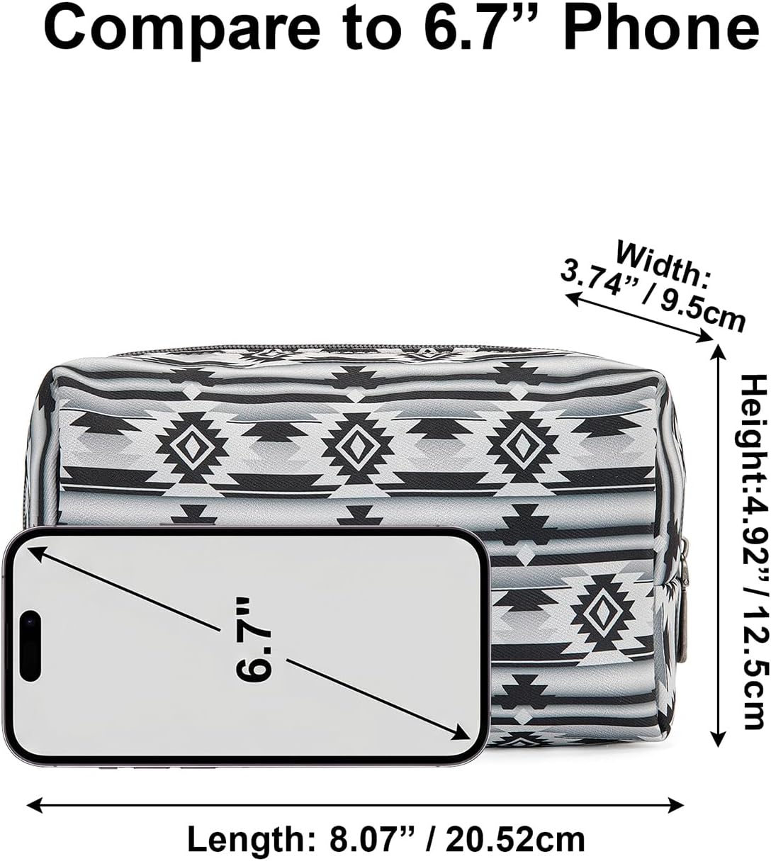 Travel Makeup Bag - Portable Cosmetic Pouch for Women | Large Capacity Toiletry Organizer