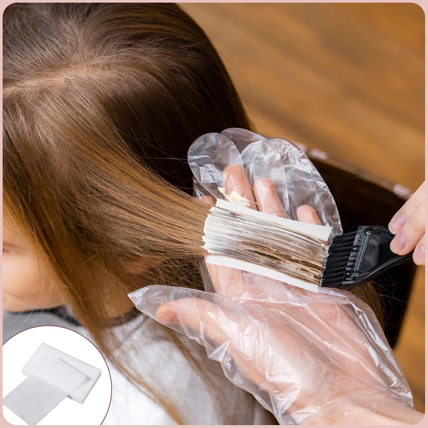 End Papers for Hair Perm - 120 Pcs High-Temperature Resistant Curling Sheets | Disposable Salon Styling Tools