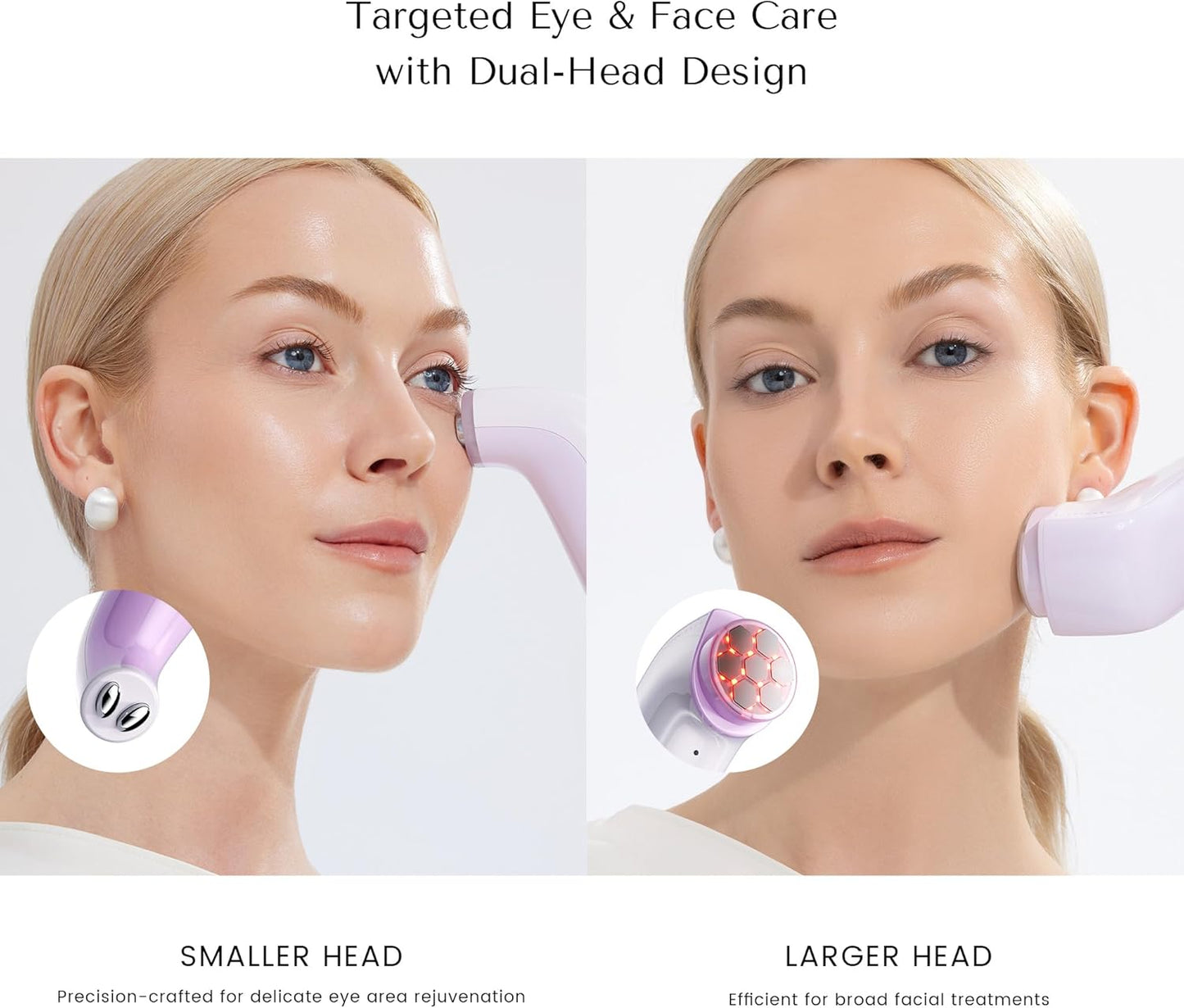 DermRays Microcurrent Device - 4-in-1 Facial Toning Tool with 650nm Red Light for Youthful Skin