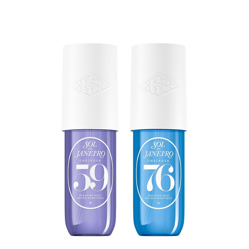 Sol de Janeiro Perfume Mist Duo - Unisex Woody Fragrances | Cheirosa 59 & 76 | 3 Fl Oz Each (Set of 2)