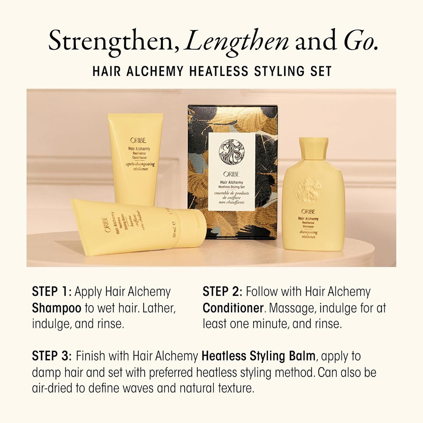 Oribe Hair Alchemy Resilience Shampoo - Strengthening Formula for Damaged Hair | 8.5 oz