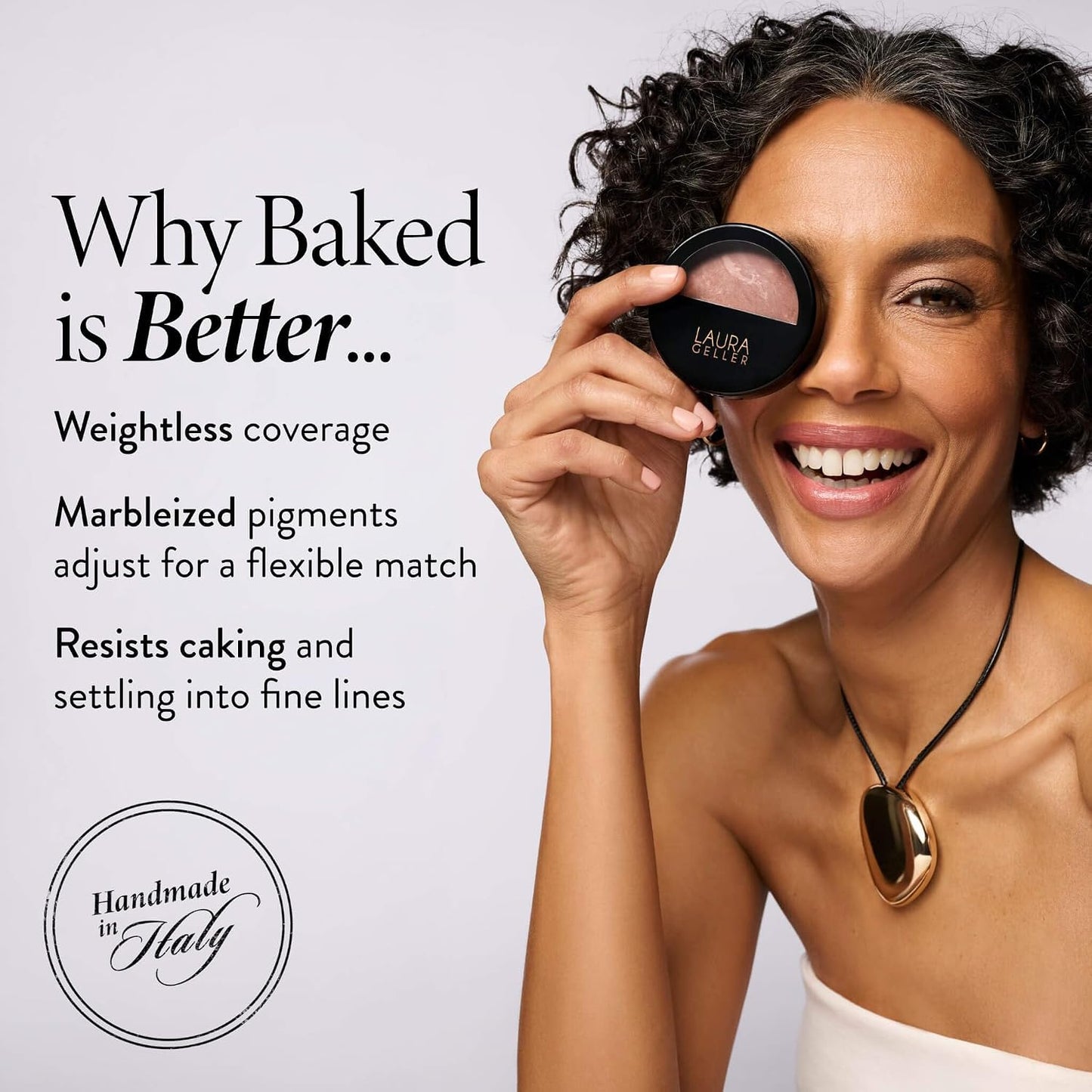 Baked Balance-n-Brighten Foundation Makeup Set - Tan with Kabuki Brush