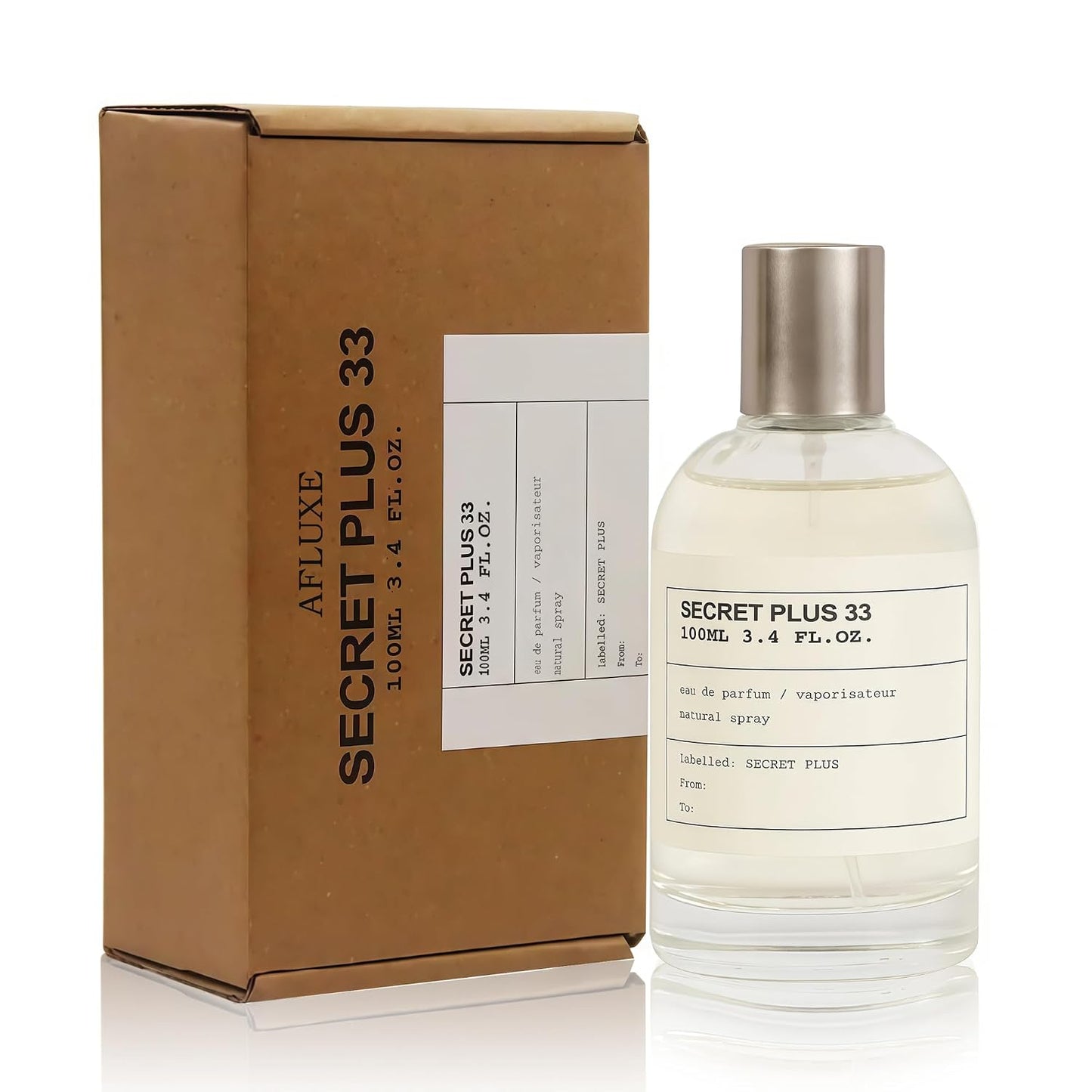 AFLUXE AVENTO UOMO Cologne for Men - Long-Lasting Woody Fresh Scent | 100ml Eau de Toilette Gift Set