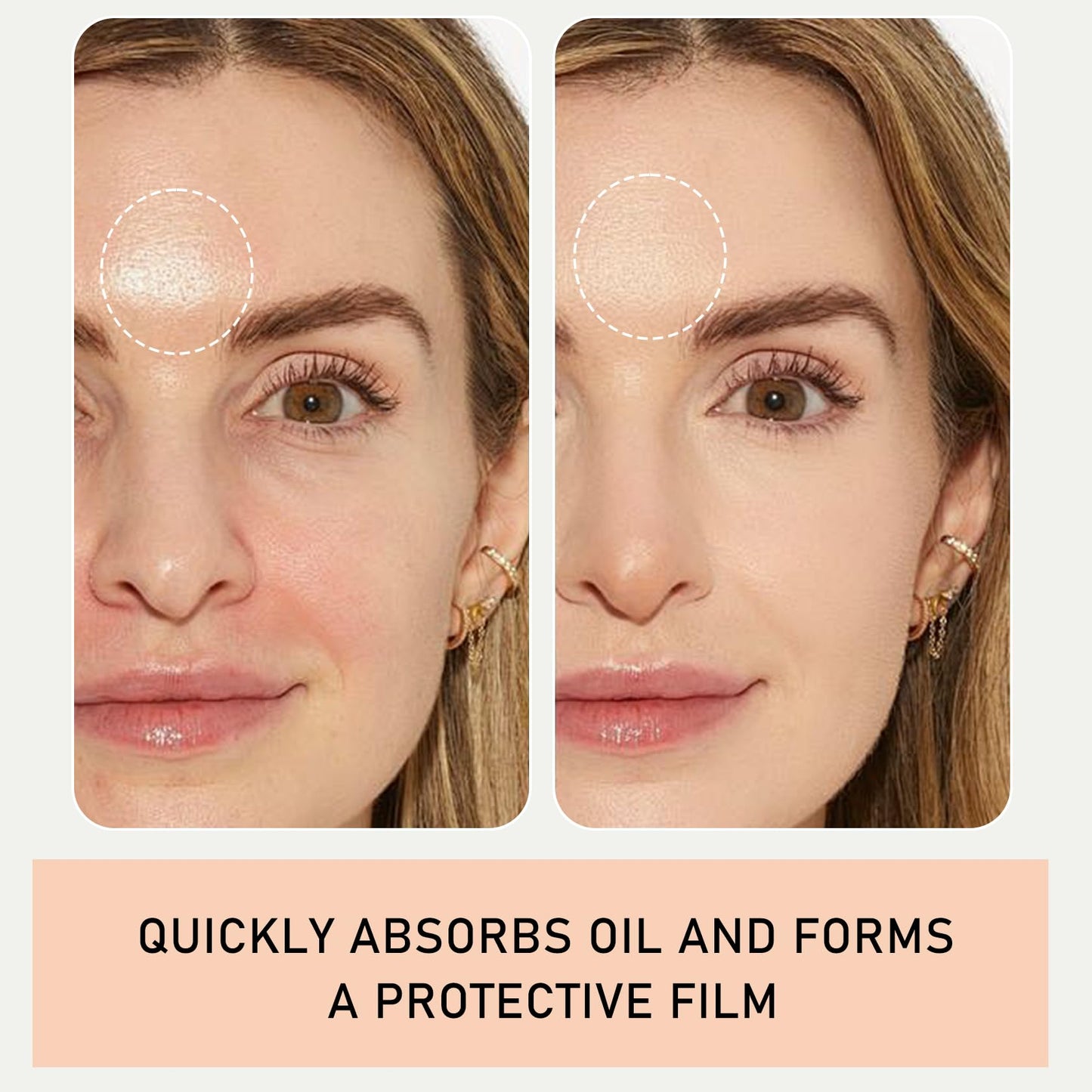 4-in-1 Pressed Powder SPF 50 PA+++–Powder Foundation,Setting Powder,Powder Sunscreen&Concealer in One,Oil-Control Lightweight Matte Finish Face Powder,Long-Lasting,Non-Sticky