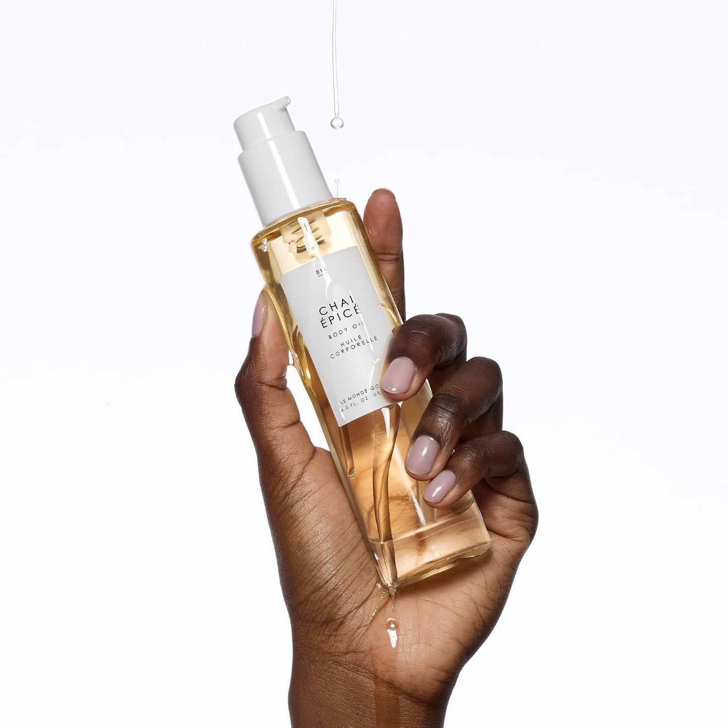 Chai Épicé Perfumed Body Oil for Women - Vegan Violet Fig & Muguet Musk | 4 fl oz (118 ml)