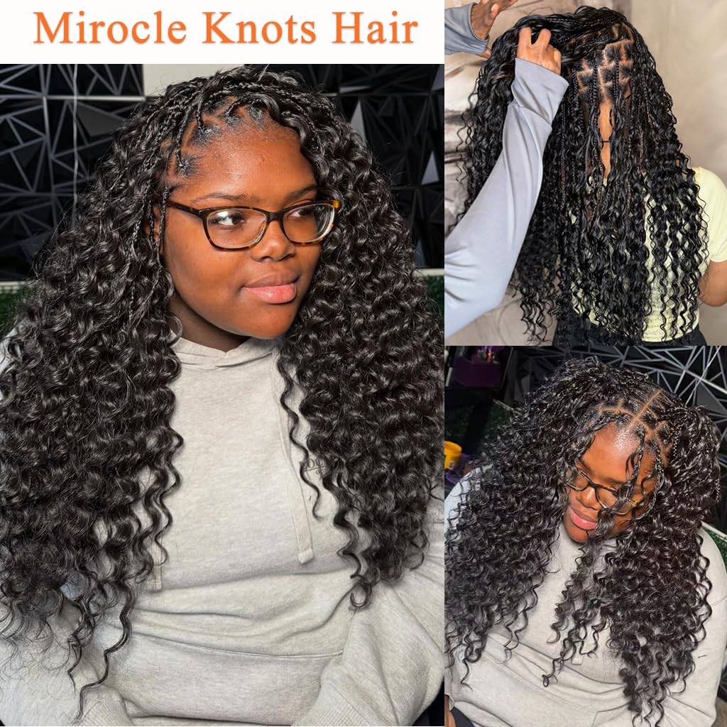 20 Inch Crochet Human Hair Extensions - Deep Curly Wave, 120g, Pre-Separated for Black Women | 100 Strands