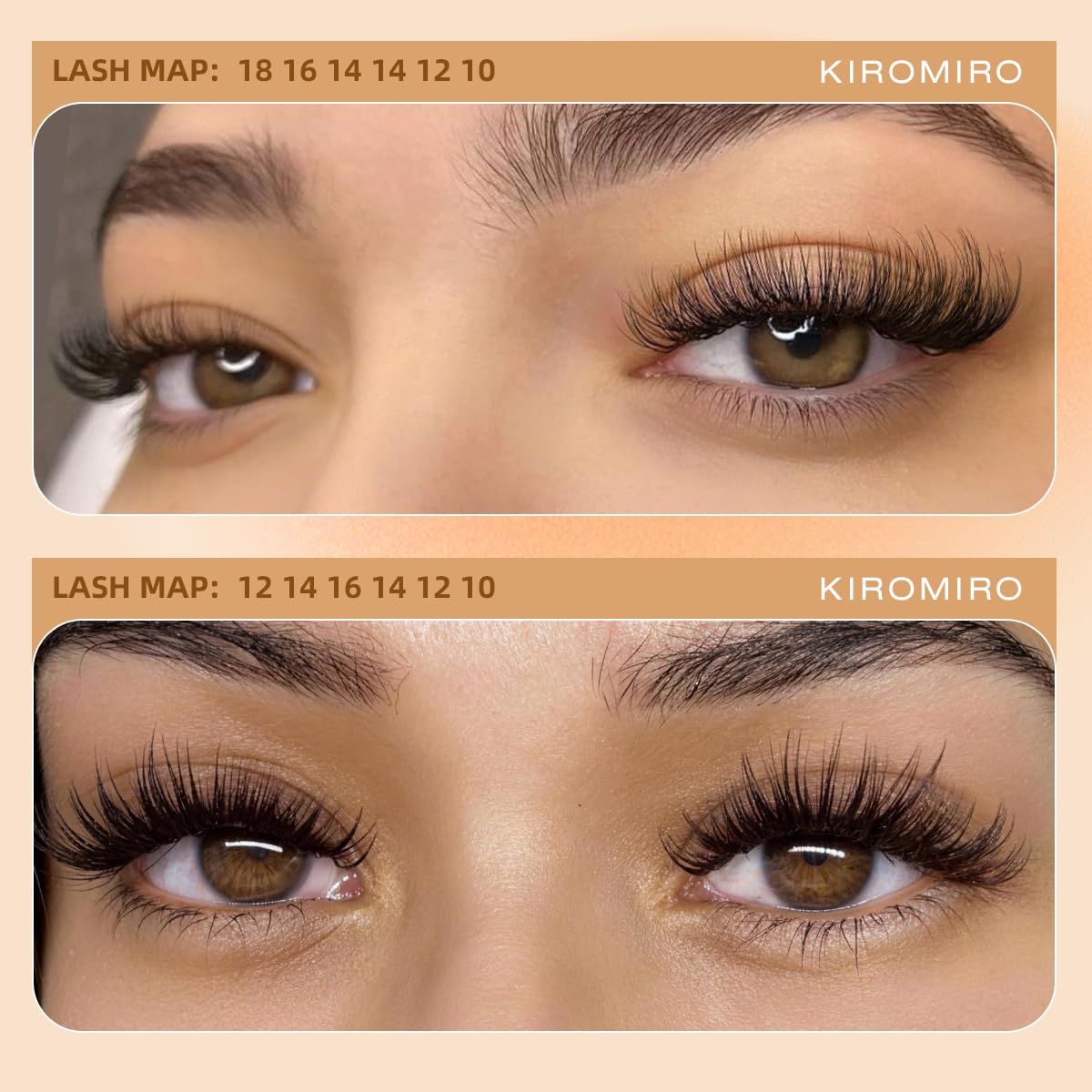 Kiromiro Fluffy Natural Lash Clusters Wispy Eyelash Fluffy Look