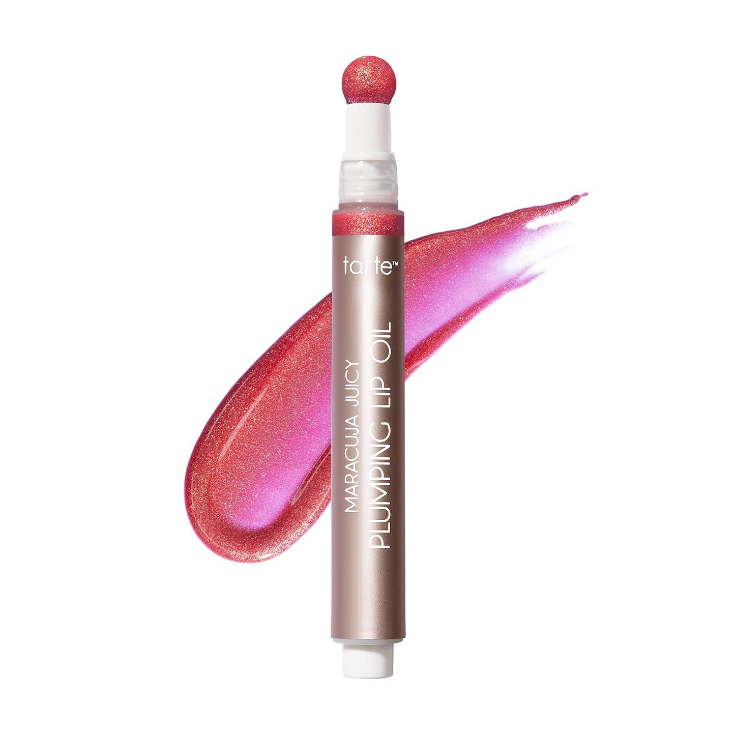 Tarte Maracuja Juicy Plumping Lip Oil - Hydrating Lip Plumper with Hyaluronic Acid & Vitamin E | Vegan & Cruelty-Free