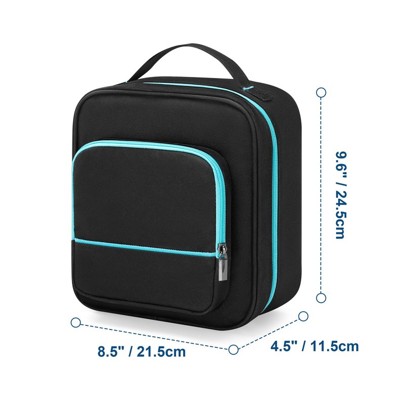 YARWO Nose Cleaner Travel Case Compatible with Navage Nasal Irrigation System, Portable Neti Pot Safety Storage Bag with Waterproof Lining for Nasal Care Kit, SaltPods and Sinus Rinse Device, Bag Only