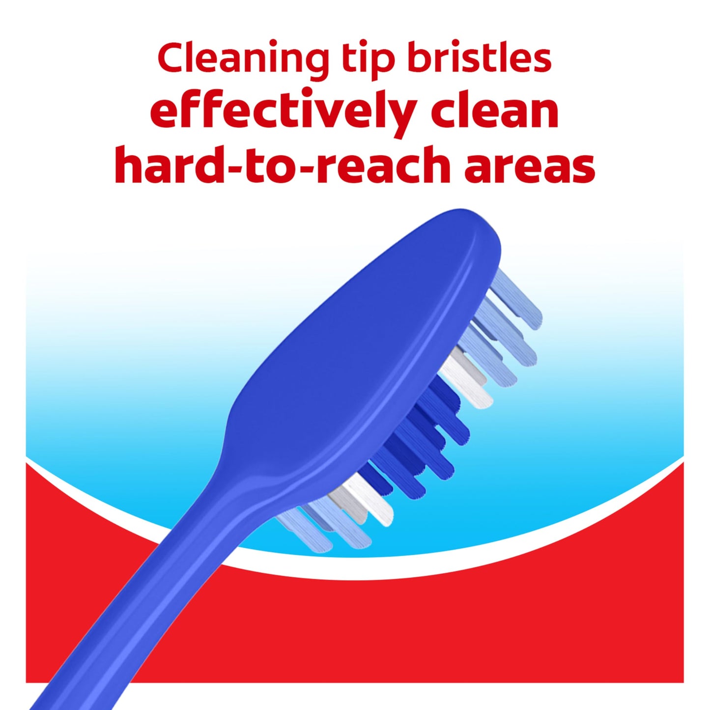 Colgate Extra Clean Toothbrush, Medium Toothbrush for Adults, 6 Pack