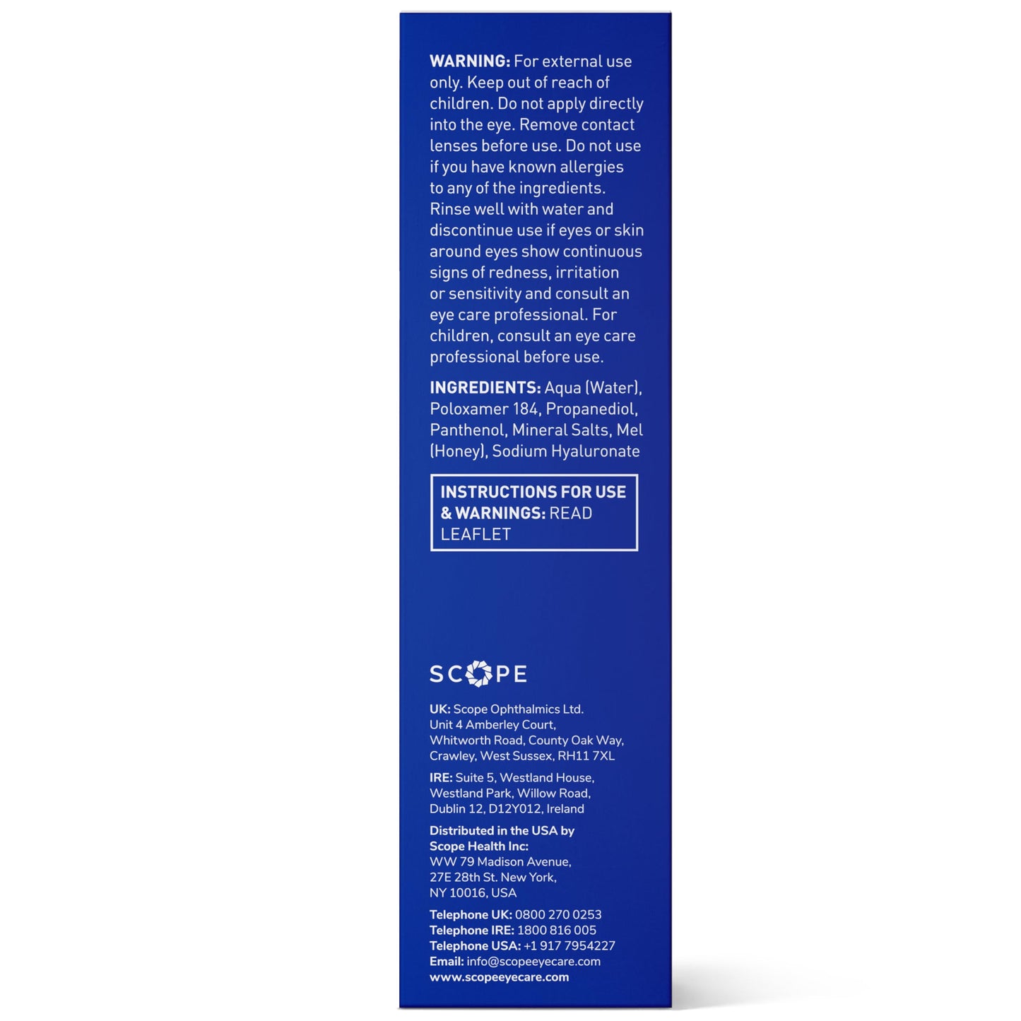 OPTASE® Life Sensitive Eye Makeup Remover, 100 ml