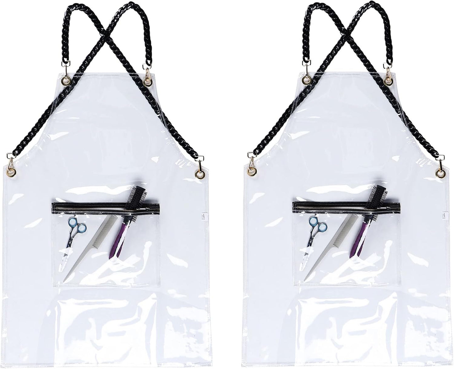 Hair Stylist Apron - Waterproof Salon Apron for Women | Pocket Design for Hairdressers & Nail Techs