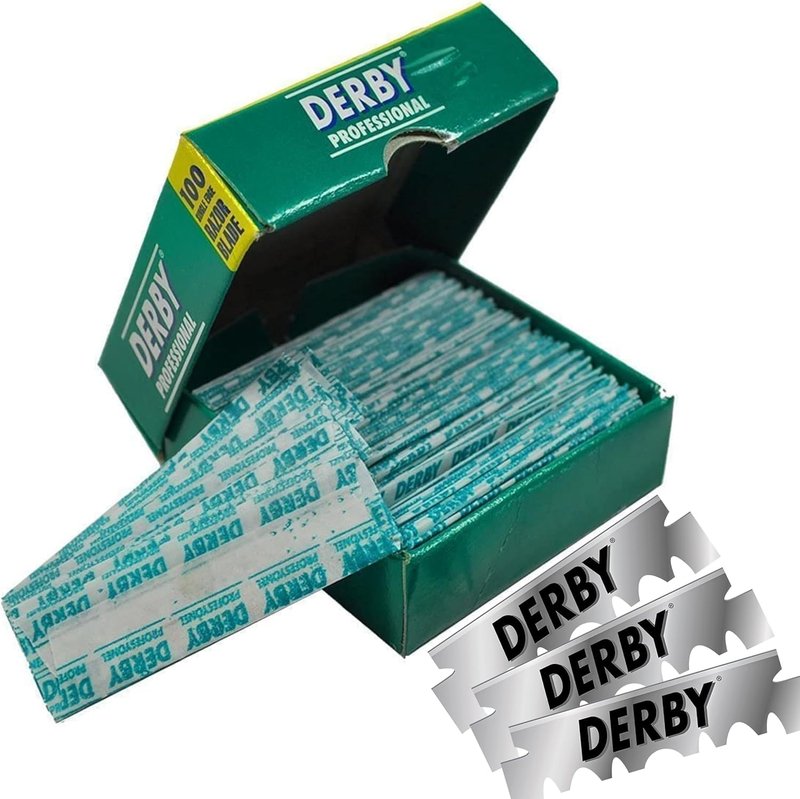 400 Derby Professional Single Edge Razor Blades for straight razor (Four Hundred Pieces)