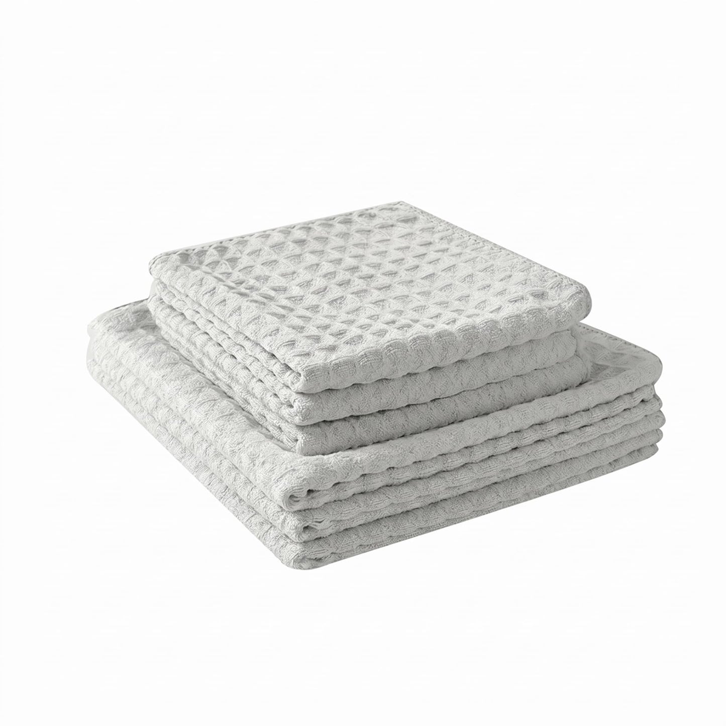 Microfiber Cleaning Cloth, 3 Pack 380GSM Waffle Weave Kitchen Rags Absorbent Lint Free Cleaning Cloths, Reusable Barista Towels for Coffee Bar Station and Home Kitchen Countertops
