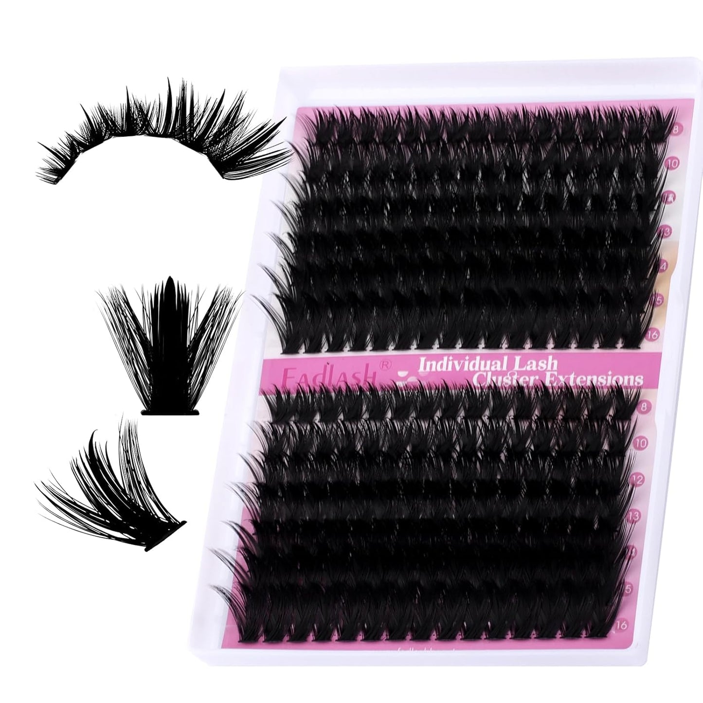 FADLASH 3 in 1 Lash Bond & Seal Remover Set - Gentle Formula for Cluster Lashes | 72-Hour Hold