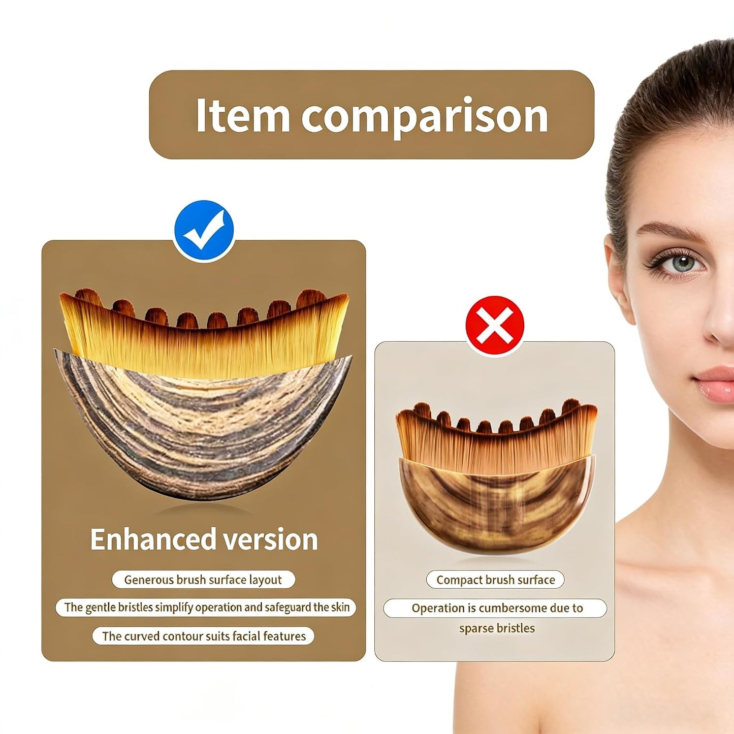 Lymphatic Drainage Massager - Gua Sha Facial Tool for Anti-Puffiness & Double Chin Reduction | Detox Lift for Glowing Skin