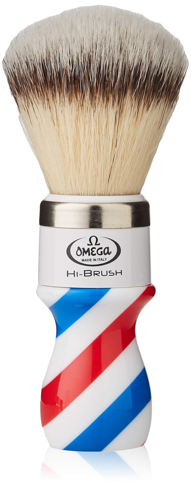Omega 46806 - Fiber Shaving Brush"Hi-Brush", Blue, Fruity