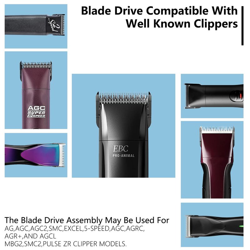 ANYSONIC 3PCS Blade Drive Assembly Lever Replacement Blade for andis pet Clipper