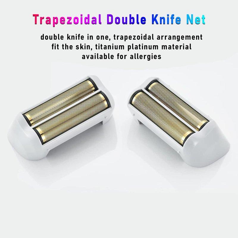 Andis 4 Pcs Pro Shaver Replacement Foil and Cutters Compatible with 17220/17230 Shaver ProFoil Lithium Replacement