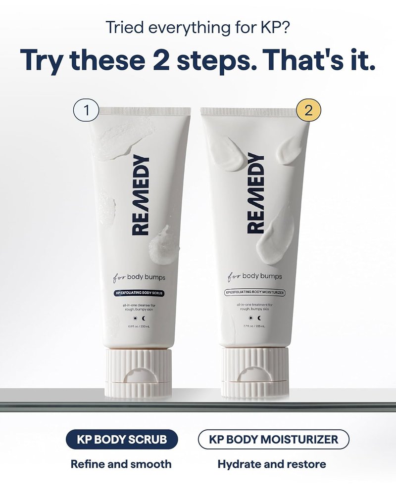 Remedy KP Body Moisturizer - Keratosis Pilaris Treatment with Retinol & Urea | Exfoliating Lotion, 7.7 fl oz