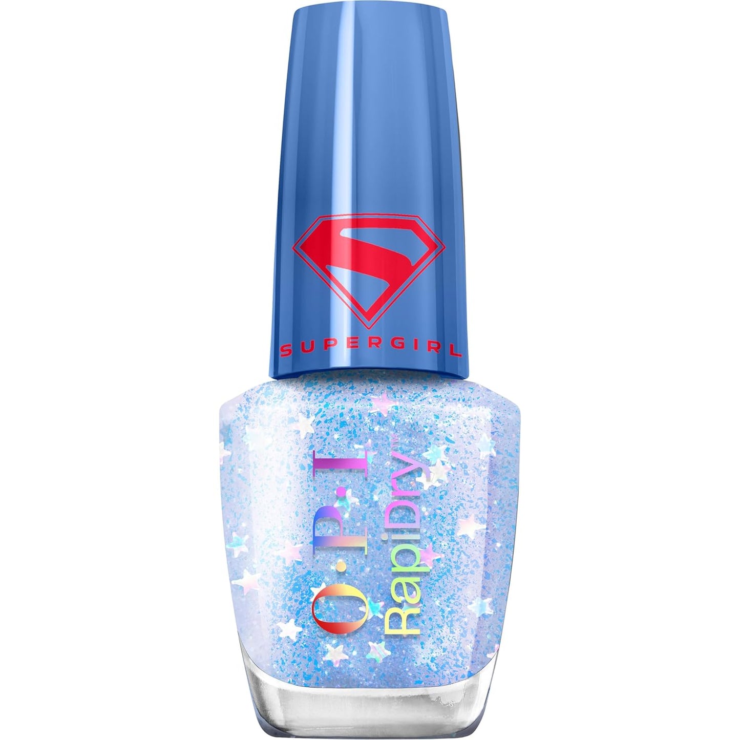 OPI RapiDry Quick Dry Nail Polish - Smudge Proof, Fast Drying in 60 Seconds | Crème & Shimmer Finishes | Supergirl Limited Edition